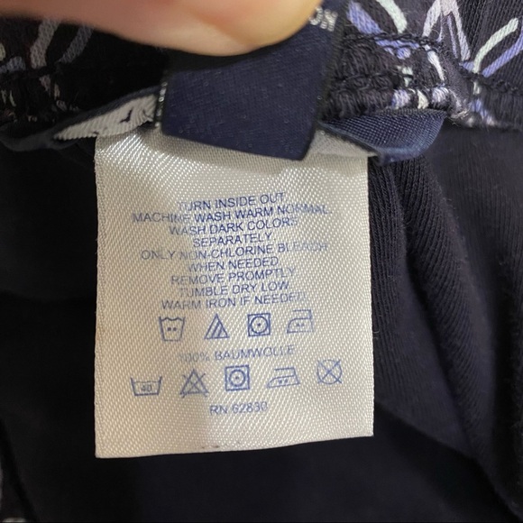 Lands’ End  Chain Link Design Stretchy Pull On Skirt - Picture 5 of 6